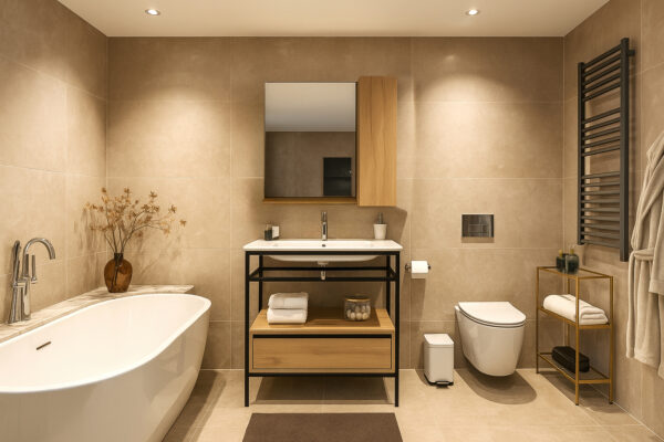 ΕΠΙΠΛΟ ΜΠΑΝΙΟΥ ZENOS K529 ΠΛΑΤΟΥΣ 85 cm ΣΕ ΦΥΣΙΚΗ ΑΠΟΧΡΩΣΗ ΞΥΛΟΥ