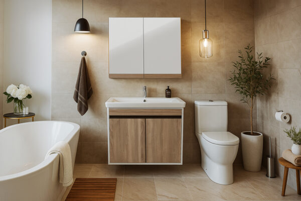 ΕΠΙΠΛΟ ΜΠΑΝΙΟΥ 5194-SENSA 80 cm ΣΕ ΑΝΟΙΧΤΗ ΑΠΟΧΡΩΣΗ ΞΥΛΟΥ