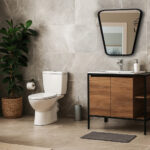 ΕΠΙΠΛΟ ΜΠΑΝΙΟΥ K-545 RETRO 90 cm ΜΕ ΡΑΦΙΑ ΣΕ ΑΠΟΧΡΩΣΗ ΚΑΡΥΔΙΑΣ