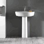 Νιπτήρας Κρεμαστός Πορσελάνης Cerastyle Bella 45x35cm 003100-u Λευκό - Image 3