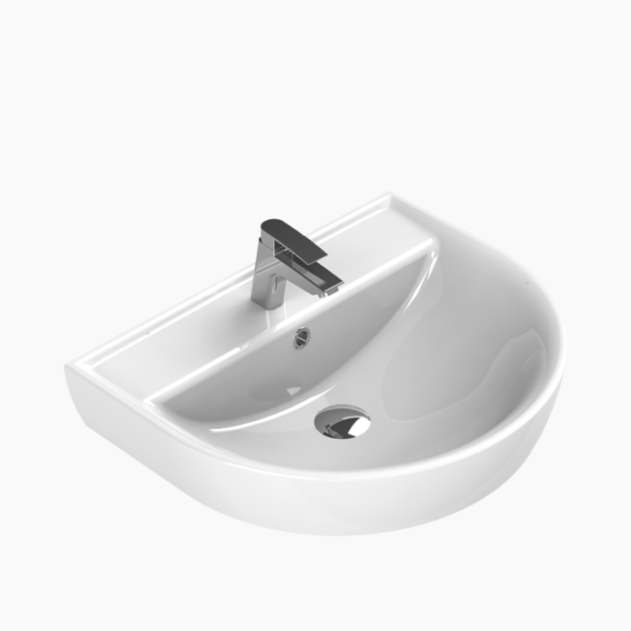 Bella niptiras 50-40-700x700 Νιπτήρας Κρεμαστός Πορσελάνης Cerastyle Bella 50x40cm 003200-u Λευκό - Image 1