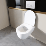 Λεκάνη Κρεμαστή Πορσελάνης Cerastyle Bella Rimless 017600-w Λευκή Σετ - Image 3