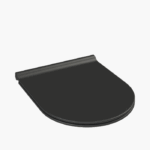 Κάλυμμα Λεκάνης Duroplast Cerastyle City Slim Soft Close New Αποσπώμενο 1065091 Ματ Μαύρο