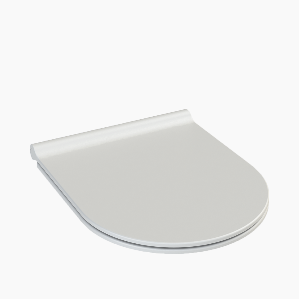 City Seat Cover white mat-1000x1000 Κάλυμμα Λεκάνης Duroplast Cerastyle City Slim Soft Close New Αποσπώμενο 1065001 Ματ Λευκό - Image 1