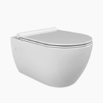 Λεκάνη Κρεμαστή Πορσελάνης Cerastyle City Rimless 019100-w Λευκή Σετ