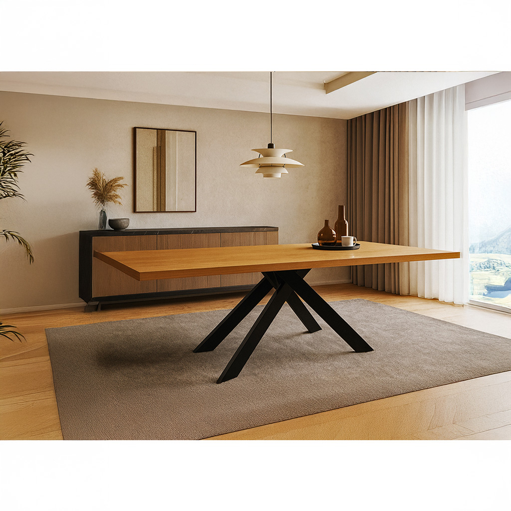 Cobweb ΤΡΑΠΕΖΑΡΙΑ COBWEB ΜΕ ΔΡΥΙΝΗ ΕΠΙΦΑΝΕΙΑ ΣΕ ΙΣΙΟ ΤΕΛΕΙΩΜΑ - Image 1