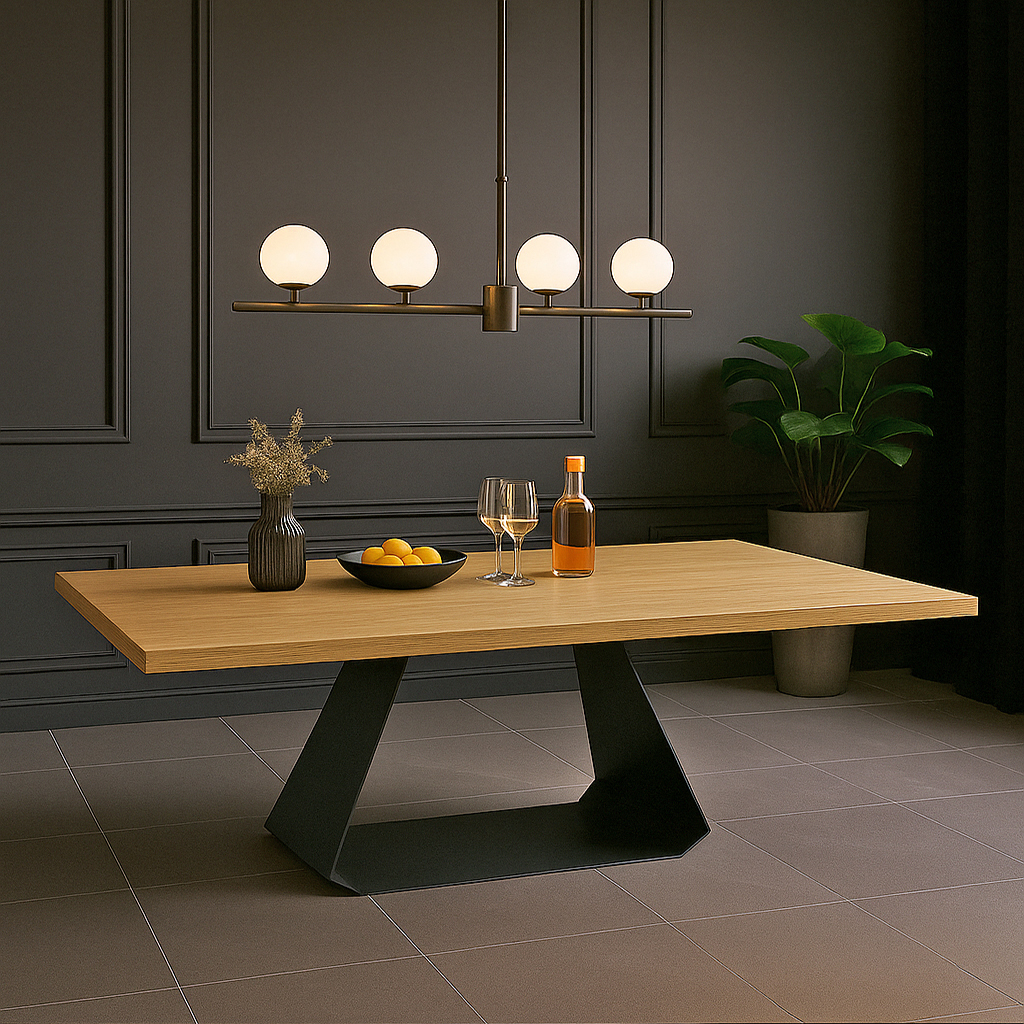 Decor 14 ΤΡΑΠΕΖΑΡΙΑ STRUMER ΜΕ ΔΡΥΙΝΗ ΕΠΙΦΑΝΕΙΑ ΣΕ ΙΣΙΟ ΤΕΛΕΙΩΜΑ - Image 1