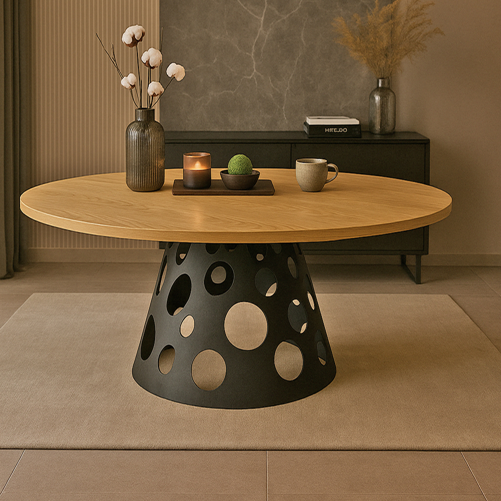 Decor 29 ΤΡΑΠΕΖΑΡΙΑ UNIVERSE ΜΕ ΔΡΥΙΝΗ ΕΠΙΦΑΝΕΙΑ ΣΕ ΙΣΙΟ ΤΕΛΕΙΩΜΑ - Image 1