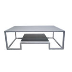 ΤΡΑΠΕΖΙ ΣΑΛΟΝΙΟΥ ROMEO ΜΕ ΕΠΙΦΑΝΕΙΑ ΑΠΟ ΠΛΑΚΑΚΙ ΣΕ ΟΨΗ ΛΕΥΚΟΥ ΜΑΡΜΑΡΟΥ - Image 3