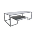 ΤΡΑΠΕΖΙ ΣΑΛΟΝΙΟΥ ROMEO ΜΕ ΕΠΙΦΑΝΕΙΑ ΑΠΟ ΠΛΑΚΑΚΙ ΣΕ ΟΨΗ ΛΕΥΚΟΥ ΜΑΡΜΑΡΟΥ - Image 4