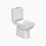 Λεκάνη Δαπέδου Πορσελάνης Cerastyle Duru 028800 Κατωστόμια Λευκή Σετ