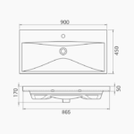 ΕΠΙΠΛΟ ΜΠΑΝΙΟΥ 5194 SENSA 90 cm ΣΕ ΑΝΟΙΧΤΗ ΑΠΟΧΡΩΣΗ ΞΥΛΟΥ - Image 7