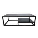 ΤΡΑΠΕΖΙ ΣΑΛΟΝΙΟΥ HIDDY ΜΕ ΕΠΙΦΑΝΕΙΑ ΑΠΟ ΠΛΑΚΑΚΙ ΣΕ ΟΨΗ ΓΚΡΙ ΜΑΡΜΑΡΟΥ - Image 2