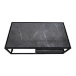 ΤΡΑΠΕΖΙ ΣΑΛΟΝΙΟΥ HIDDY ΜΕ ΕΠΙΦΑΝΕΙΑ ΑΠΟ ΠΛΑΚΑΚΙ ΣΕ ΟΨΗ ΓΚΡΙ ΜΑΡΜΑΡΟΥ - Image 4