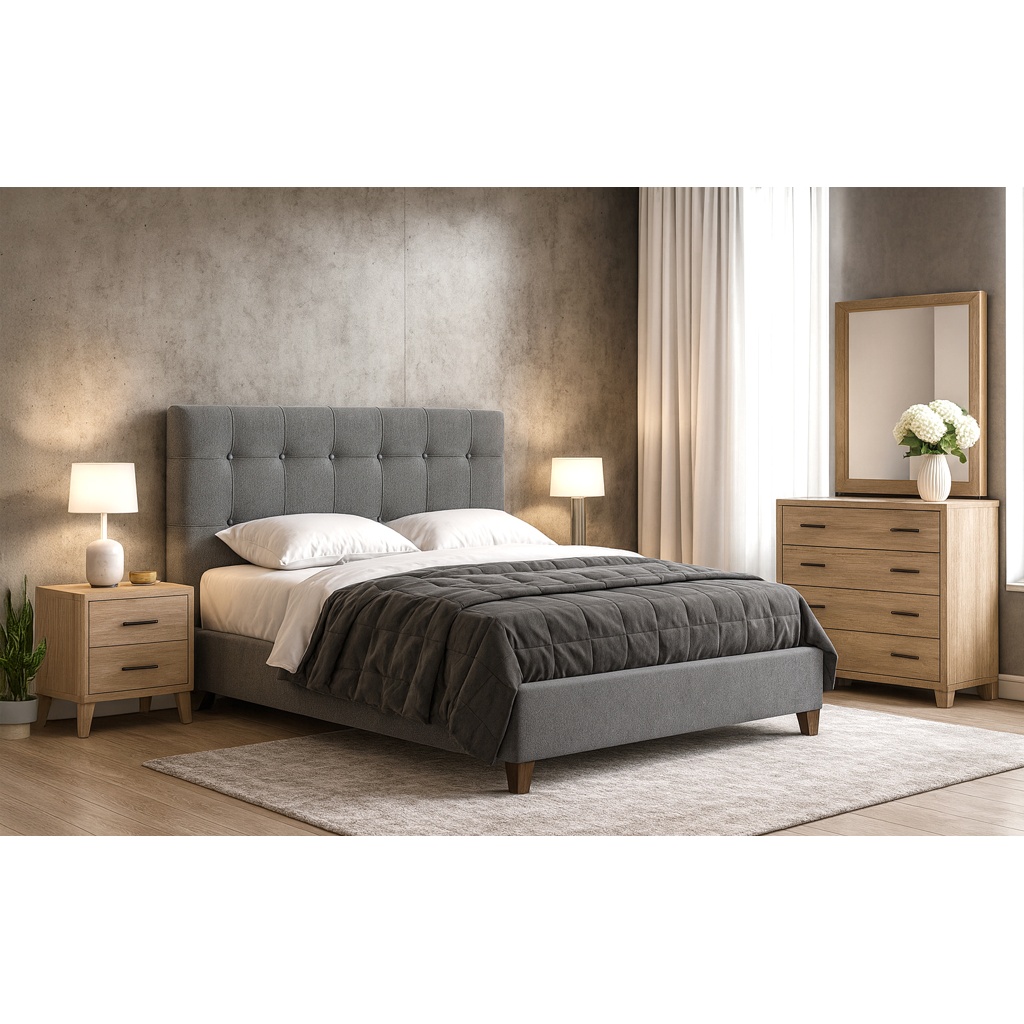 Krevati 62 latte_1024x1024 ΣΕΤ ΚΡΕΒΑΤΟΚΑΜΑΡΑΣ ΑΣΤΡΑΙΑ ΣΕ ΑΠΟΧΡΩΣΗ ΛΑΤΤΕ - Image 1