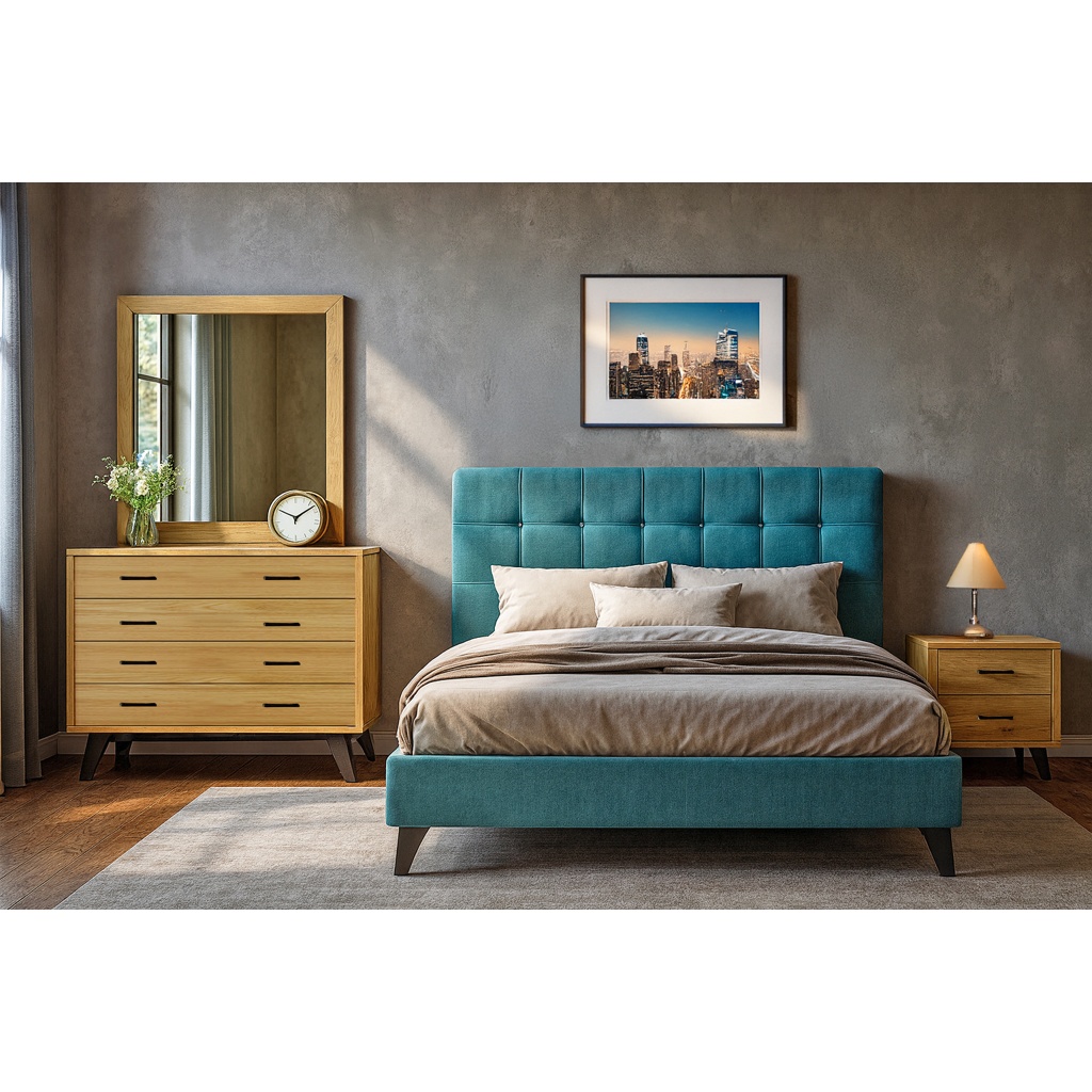 Krevati 79 Enjoy 17 Meli_1024x1024 ΣΕΤ ΚΡΕΒΑΤΟΚΑΜΑΡΑΣ ΠΕΡΣΕΦΟΝΗ ΣΕ ΑΠΟΧΡΩΣΗ ΜΕΛΙ - Image 1