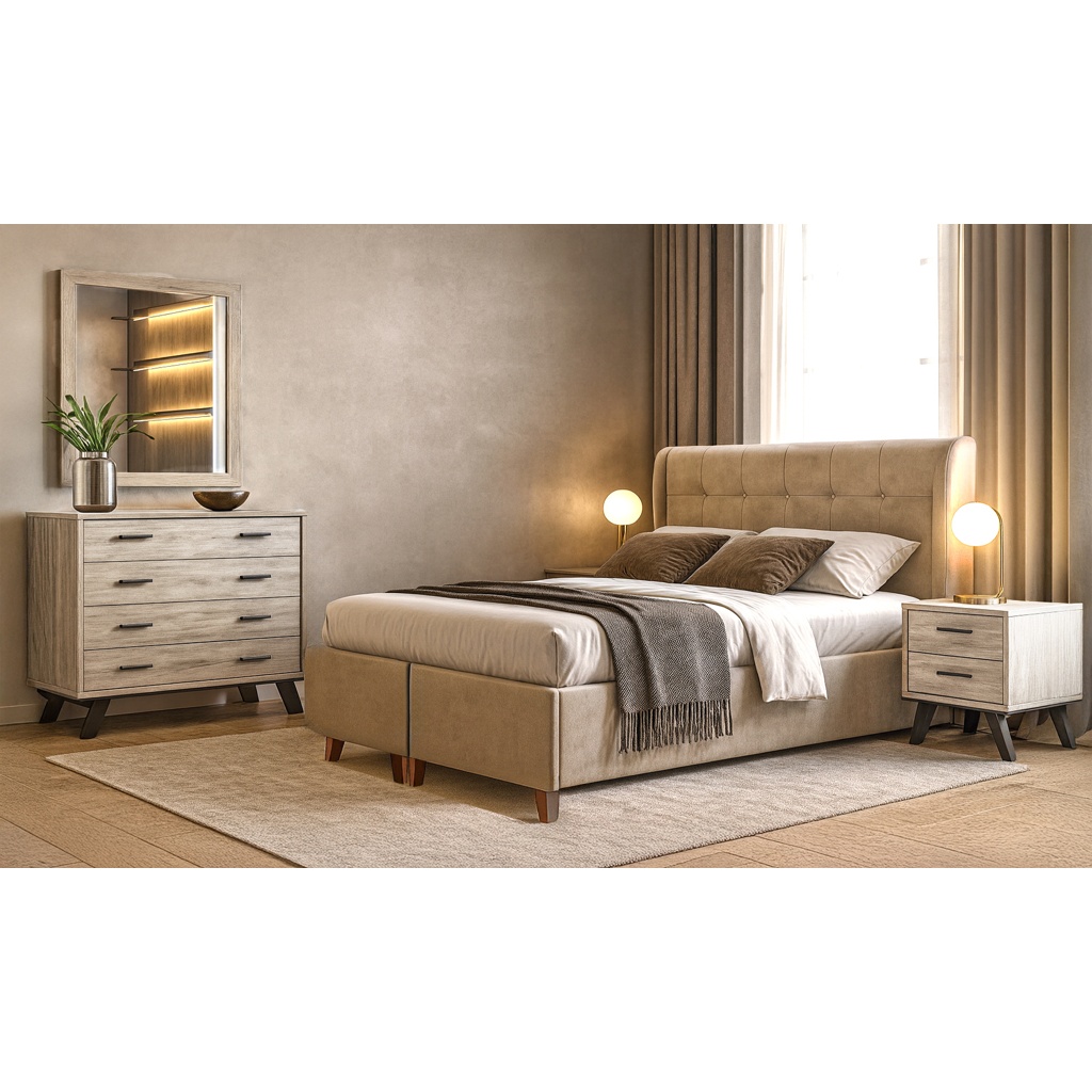 Krevati 85 Enjoy 3 Staxti_1024x1024 ΣΕΤ ΚΡΕΒΑΤΟΚΑΜΑΡΑΣ ΗΩ ΣΕ ΑΠΟΧΡΩΣΗ ΣΤΑΧΤΙ - Image 1