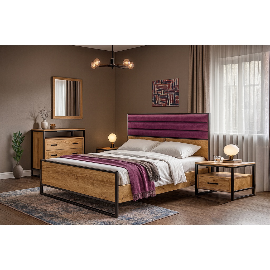 Krevati 99 Lounge 7 Meli_1024x1024 ΣΕΤ ΚΡΕΒΑΤΟΚΑΜΑΡΑΣ ΑΘΗΝΑ ΣΕ ΑΠΟΧΡΩΣΗ ΜΕΛΙ - Image 1