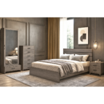 ΣΕΤ ΚΡΕΒΑΤΟΚΑΜΑΡΑΣ ΝΗΡΕΑΣ ΜΠΟΥΝΤΟΥΑΡ ΣΕ ΑΠΟΧΡΩΣΗ ΣΚΟΥΡΟ ΔΡΥΣ