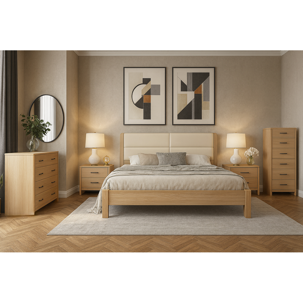 Krevati_45D_mpez_1024x1024 ΣΕΤ ΚΡΕΒΑΤΟΚΑΜΑΡΑΣ ΟΡΦΕΑΣ ΣΕ ΑΠΟΧΡΩΣΗ ΛΑΤΤΕ - Image 1