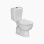 Λεκάνη Δαπέδου Πορσελάνης Cerastyle Lila 028300-w Κατωστόμια Λευκή Σετ