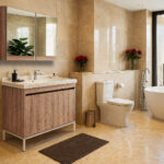 ΕΠΙΠΛΟ ΜΠΑΝΙΟΥ 5194-LOTUS 80 cm ΣΕ ΑΝΟΙΧΤΗ ΑΠΟΧΡΩΣΗ ΞΥΛΟΥ ΜΕ ΒΑΣΗ ΑΛΟΥΜΙΝΙΟΥ