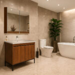 ΕΠΙΠΛΟ ΜΠΑΝΙΟΥ K545-LOTUS 80 cm ΣΕ ΑΠΟΧΡΩΣΗ ΚΑΡΥΔΙΑΣ ΜΕ ΒΑΣΗ ΑΛΟΥΜΙΝΙΟΥ