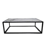 ΤΡΑΠΕΖΙ ΣΑΛΟΝΙΟΥ MARBELLA ΜΕ ΕΠΙΦΑΝΕΙΑ ΑΠΟ ΠΛΑΚΑΚΙ ΜΕ ΜΑΡΜΑΡΙΝΗ ΟΨΗ - Image 2