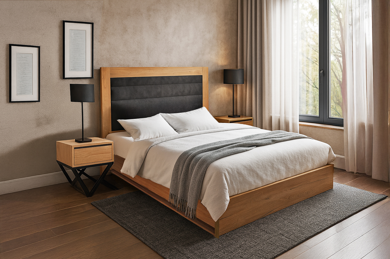 Mavro K529 ΚΡΕΒΑΤΙ ΔΙΠΛΟ ALTO Spitimade® - Image 1