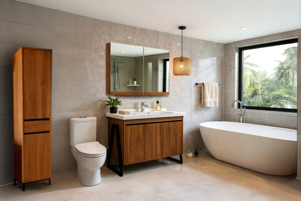 ΕΠΙΠΛΟ ΜΠΑΝΙΟΥ K545-PRESTIGIA 100 cm ΜΕ ΒΑΣΕΙΣ ΣΕ ΑΠΟΧΡΩΣΗ ΚΑΡΥΔΙΑΣ