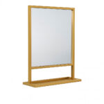 ΕΠΙΠΛΟ ΜΠΑΝΙΟΥ 7767 GOLD RIGHELLO 60 cm ΣΕ ΑΠΟΧΡΩΣΗ ΜΑΥΡΟΥ ΜΑΡΜΑΡΟΥ - Image 3