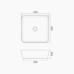 ΕΠΙΠΛΟ ΜΠΑΝΙΟΥ K540 CARTESIO 90 cm ΣΕ ΑΠΟΧΡΩΣΗ ΣΚΟΥΡΟ ΤΣΙΜΕΝΤΟ - Image 6