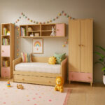 ΝΤΟΥΛΑΠΑ ΑΠΟΘΗΚΕΥΣΗΣ BLOSSOM ΔΙΦΥΛΛΗ ΣΕ ΣΥΝΔΥΑΣΜΟ ΧΡΩΜΑΤΟΣ ΛΑΤΕ & ΡΟΖ