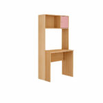 Εταζέρα Γραφείου Blossom Ξύλινη με Ροζ Πόρτα – Κομψή & Πρακτική Λύση Οργάνωσης - Image 2