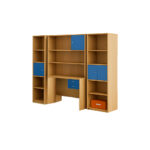 Γραφείο Eργασίας Skyline Mε Συρταρια Σε Μπλέ Χρώμα - Image 2