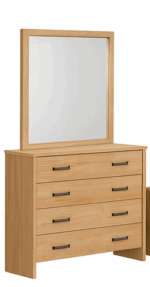 Τουαλέτα Blush Παιδική-Εφηβική Σε Φυσική Όψη Ξύλου Με Τέσσερα Συρτάρια - Image 2