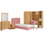 Κομοδίνο Blush Με Επιφάνεια Σε Λάτε Απόχρωση - Image 2