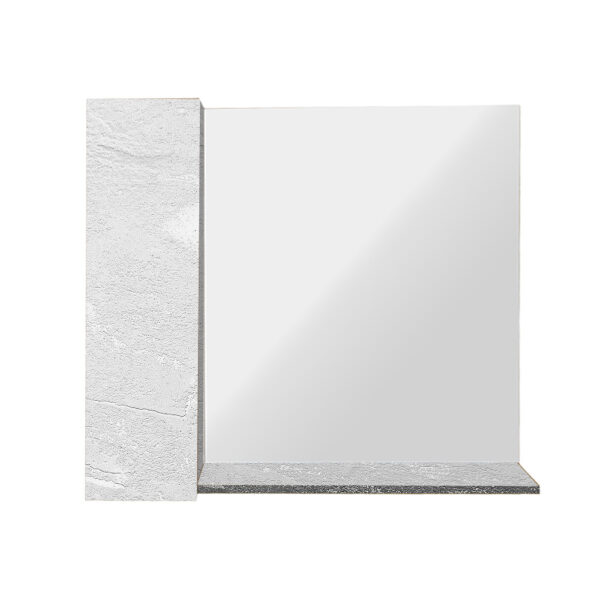 Κρεμαστό Ντουλάπι Μπάνιου Oren100 με Καθρέφτη & Επένδυση Μελαμίνης Με Όψη Λευκού Μάρμαρου