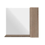 Κρεμαστό Ντουλάπι Μπάνιου Elyn100 με Καθρέφτη & Επένδυση Μελαμίνης Σε Ανοιχτή Απόχρωση