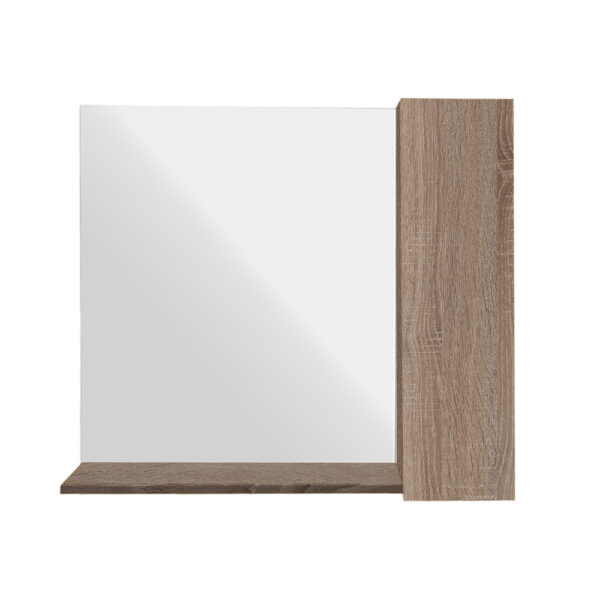 Κρεμαστό Ντουλάπι Μπάνιου Elyn100 με Καθρέφτη & Επένδυση Μελαμίνης Σε Ανοιχτή Απόχρωση