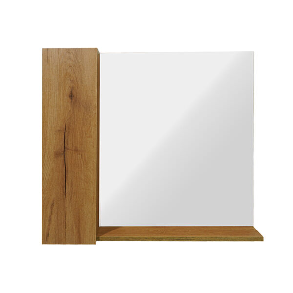 Κρεμαστό Ντουλάπι Μπάνιου Elyn100 με Καθρέφτη & Επένδυση Μελαμίνης Σε Φυσική Απόχρωση