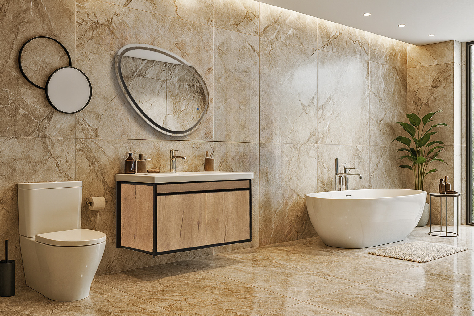 Single 90 100 K529 DECOR ΕΠΙΠΛΟ ΜΠΑΝΙΟΥ K529 SENSA 100 cm ΣΕ ΦΥΣΙΚΗ ΑΠΟΧΡΩΣΗ ΞΥΛΟΥ - Image 1