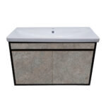 ΕΠΙΠΛΟ ΜΠΑΝΙΟΥ K540 SENSA 90 cm ΣΕ ΑΠΟΧΡΩΣΗ ΣΚΟΥΡΟ ΤΣΙΜΕΝΤΟ - Image 2