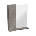 ΕΠΙΠΛΟ ΜΠΑΝΙΟΥ ZENOS K540 ΠΛΑΤΟΥΣ 85cm ΜΕ ΟΨΗ ΣΚΟΥΡΟ ΤΣΙΜΕΝΤΟ - Image 5