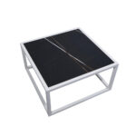 ΤΡΑΠΕΖΙ ΣΑΛΟΝΙΟΥ SIMPLY ΜΕ ΕΠΙΦΑΝΕΙΑ ΑΠΟ ΠΛΑΚΑΚΙ ΣΕ ΟΨΗ ΜΑΥΡΟΥ ΜΑΡΜΑΡΟΥ - Image 4