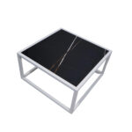 ΤΡΑΠΕΖΙ ΣΑΛΟΝΙΟΥ SIMPLY ΜΕ ΕΠΙΦΑΝΕΙΑ ΑΠΟ ΠΛΑΚΑΚΙ ΣΕ ΟΨΗ ΜΑΥΡΟΥ ΜΑΡΜΑΡΟΥ - Image 3