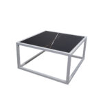 ΤΡΑΠΕΖΙ ΣΑΛΟΝΙΟΥ SIMPLY ΜΕ ΕΠΙΦΑΝΕΙΑ ΑΠΟ ΠΛΑΚΑΚΙ ΣΕ ΟΨΗ ΜΑΥΡΟΥ ΜΑΡΜΑΡΟΥ - Image 2