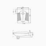 Λεκάνη Δαπέδου Πορσελάνης Cerastyle Τουρκικού Τύπου 50x60cm 004500 Λευκή - Image 2