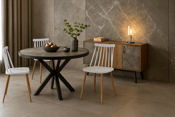 Σέτ Τραπεζαρίας Artemis Με 4τμχ Καρέκλες Aurora