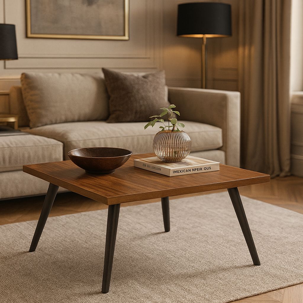 Trap 28 Karydi ΤΡΑΠΕΖΙ ΣΑΛΟΝΙΟΥ BABYLON ΜΕ ΕΠΙΦΑΝΕΙΑ ΑΠΟ ΜΕΛΑΜΙΝΗ ΣΕ ΚΑΡΥΔΙ ΑΠΟΧΡΩΣΗ - Image 1